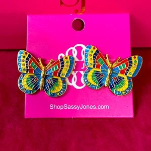 Vintage Sassy Jones Lovebird studs